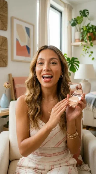 Heat-proof makeup stack: sunscreen, grip, waterproof eyes