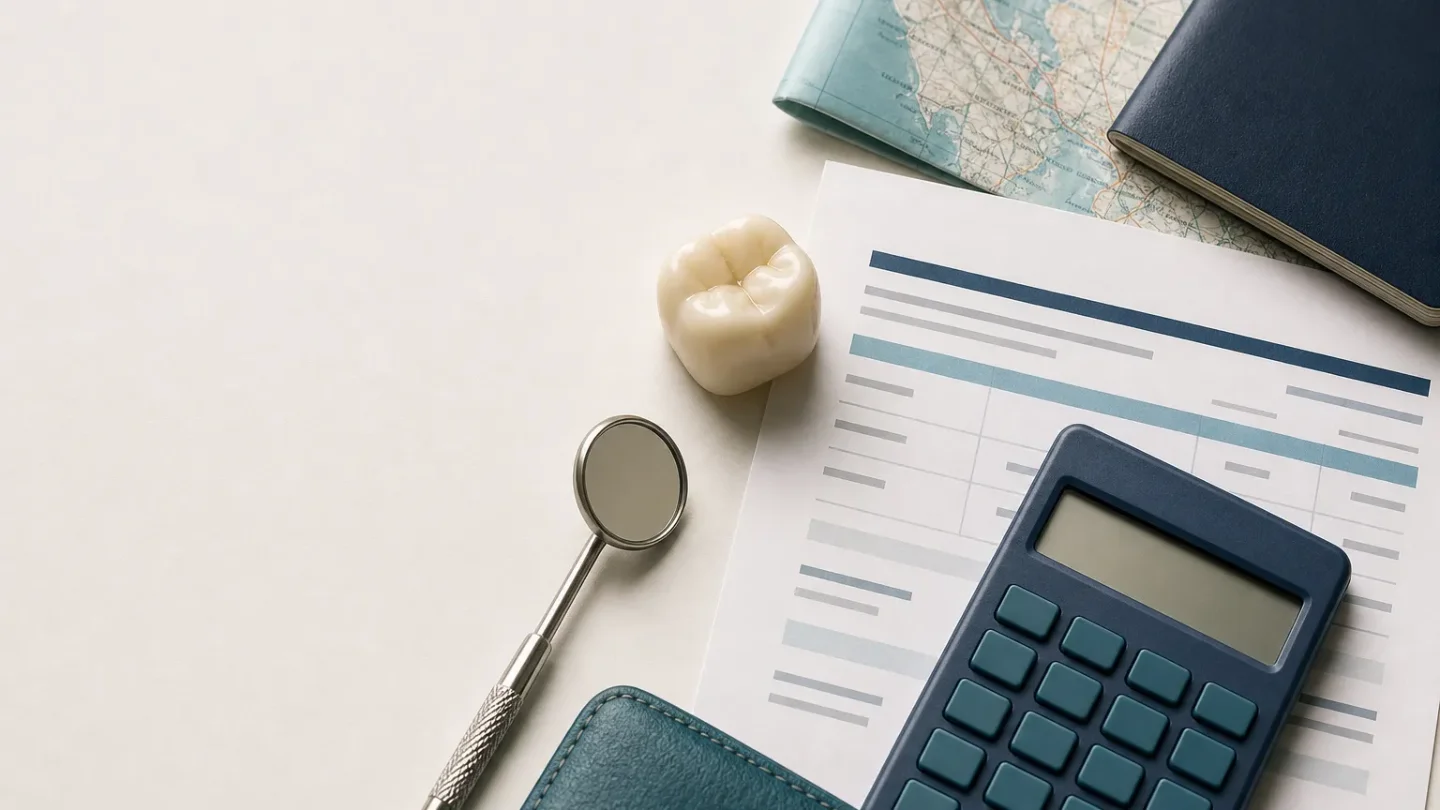 The $542 quote is not the whole dental-tourism price