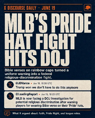 MLB's Pride Hat Fight Hits DOJ