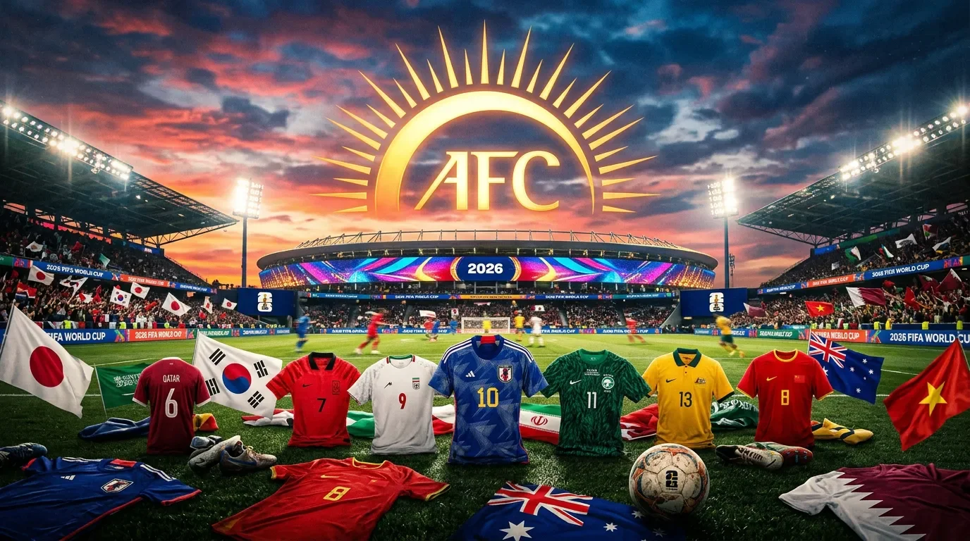 Nine flags, one dream: Asia's biggest World Cup ever