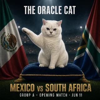 Opening Day Picks: Mexico & South Korea — The Oracle Cat's First Verdict