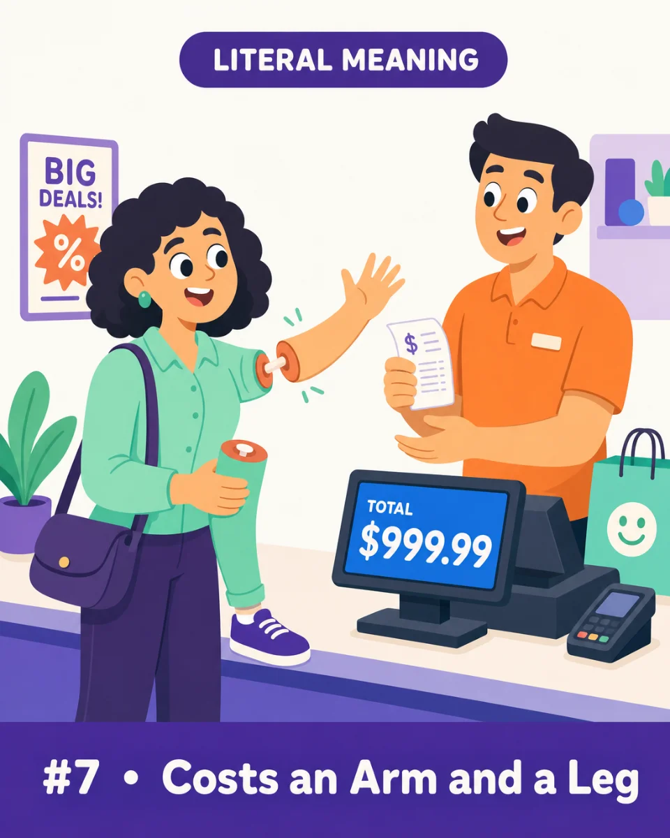 💸 Costs an Arm and a Leg — Today's English Idiom