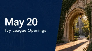 Ivy League Faculty & Postdoc Openings — May 20, 2026