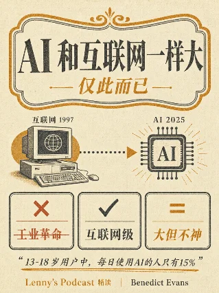 AI 再大，也只是互联网级 —— Benedict Evans 的 4 个冷静判断