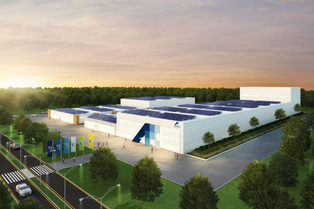 Ascend Elements Apex 1 factory rendering, Hopkinsville Kentucky