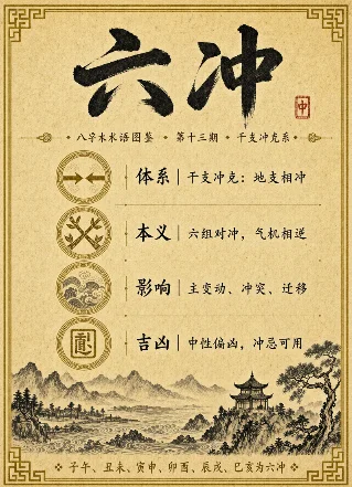 干支冲克系三法｜六冲 · 六害 · 刑局