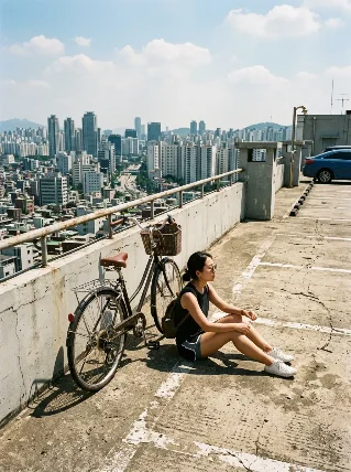 骑出去一圈，又停回这里