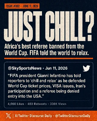 FIFA Told Critics to 'Chill' — After Banning Africa's Best Referee from the World Cup