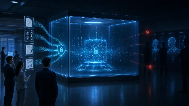 高敏文件进入加密 AI 工作区后再连接模型