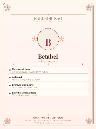 NaRubor KAG — Ingrediente: Betabel