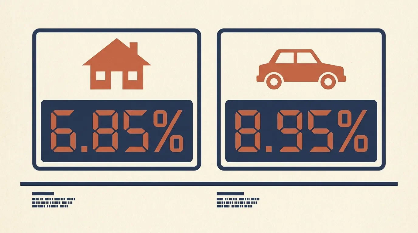 June 2026 rate roundup: mortgages ease, auto costs stay stubborn