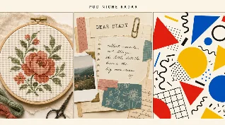 POD Niche Radar — Soft Stitch Era, Analog Revival, Memphis Maximalism