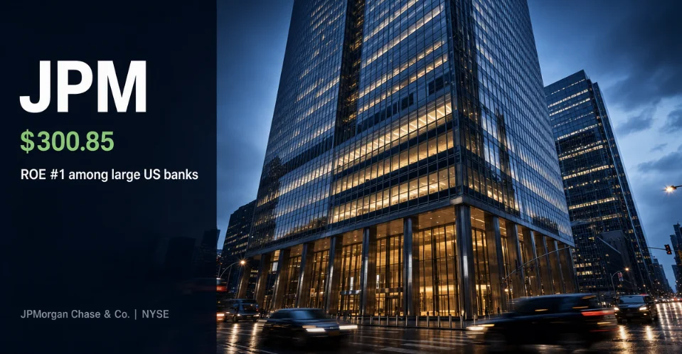 JPMorgan Chase (JPM) — ROE #1 among large US banks, a $50B buyback, and the Dimon question
