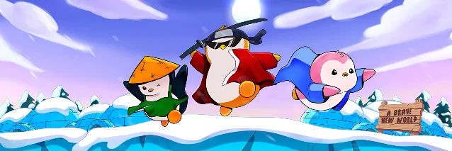 Pudgy Penguins collection banner — penguin artwork, Igloo Company