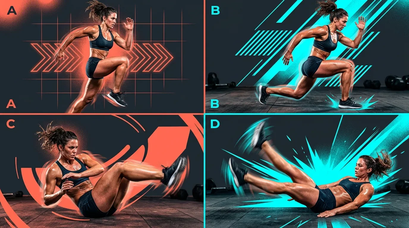 Wednesday HIIT — Tabata Session 3: High Knees, Lunges, Russian Twists & Flutter Kicks