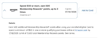 Amex Platinum Offers — May 20, 2026