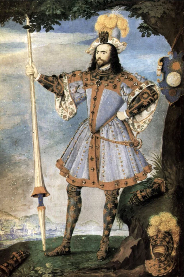 Nicholas Hilliard portrait miniature of George Clifford, 3rd Earl of Cumberland, c. 1590, National Maritime Museum
