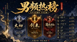 男频热榜日报｜玄鉴月票破3.5万，没钱修仙追近剑烛大荒，VIP新书临圣冲上4500票