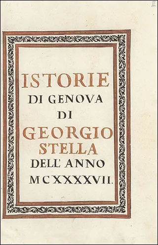 Genoa's medieval chronicle is in the Vatican — and open to read