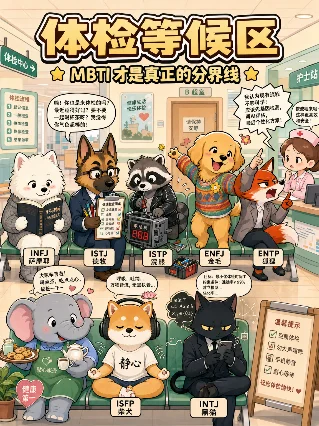 体检现场，MBTI才是真正的分界线