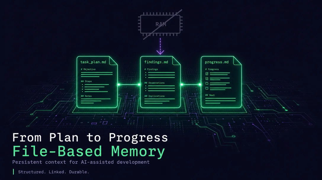 `planning-with-files`: give your agent a memory it can't accidentally overwrite