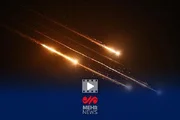 海贝尔谢卡恩导弹群升空,夜空中多道弹道交织