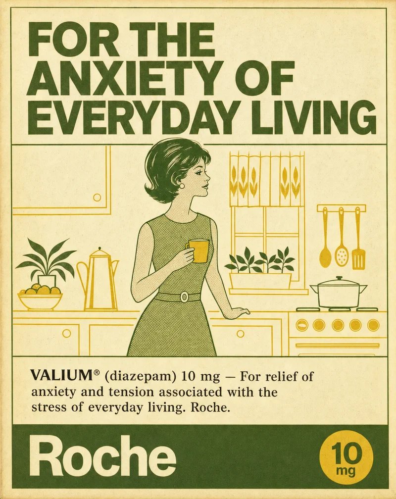 Mother's Little Helper 💊 Valium for housewives (1960s)