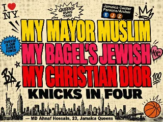'My Mayor Muslim, My Bagel's Jewish.' The Internet Is Not Okay. 🏀🕌🥯