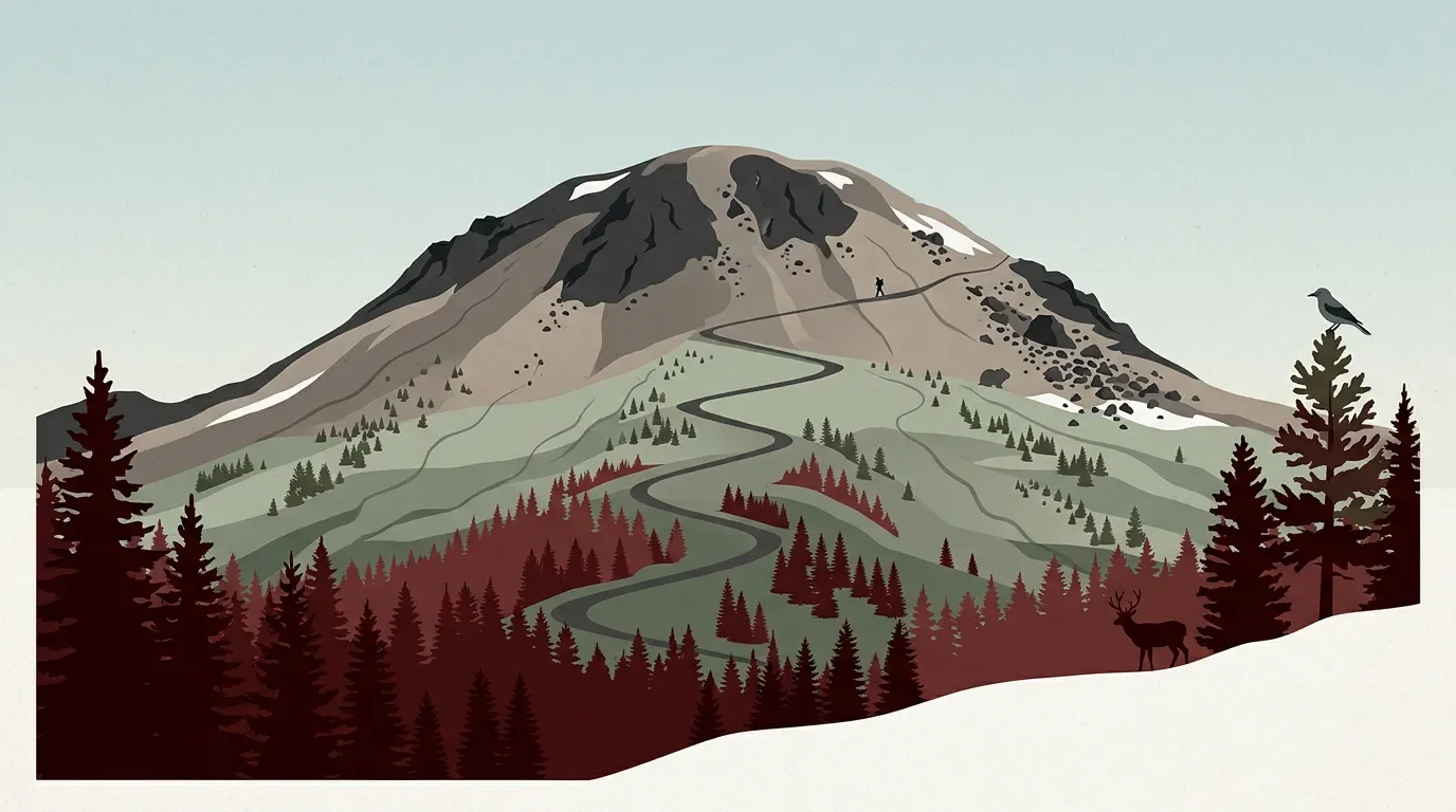 Lassen Peak field guide: red fir forest, subalpine cinders, and a volcanic summit trail