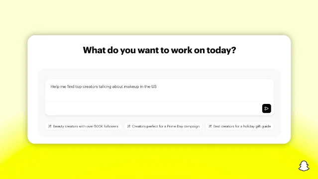 Snap preview of Creator Network matching advertisers with creators