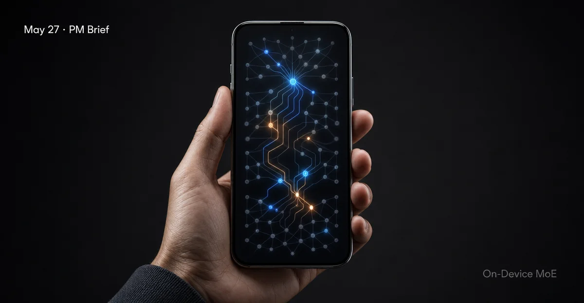 MoE is the right architecture for on-device AI