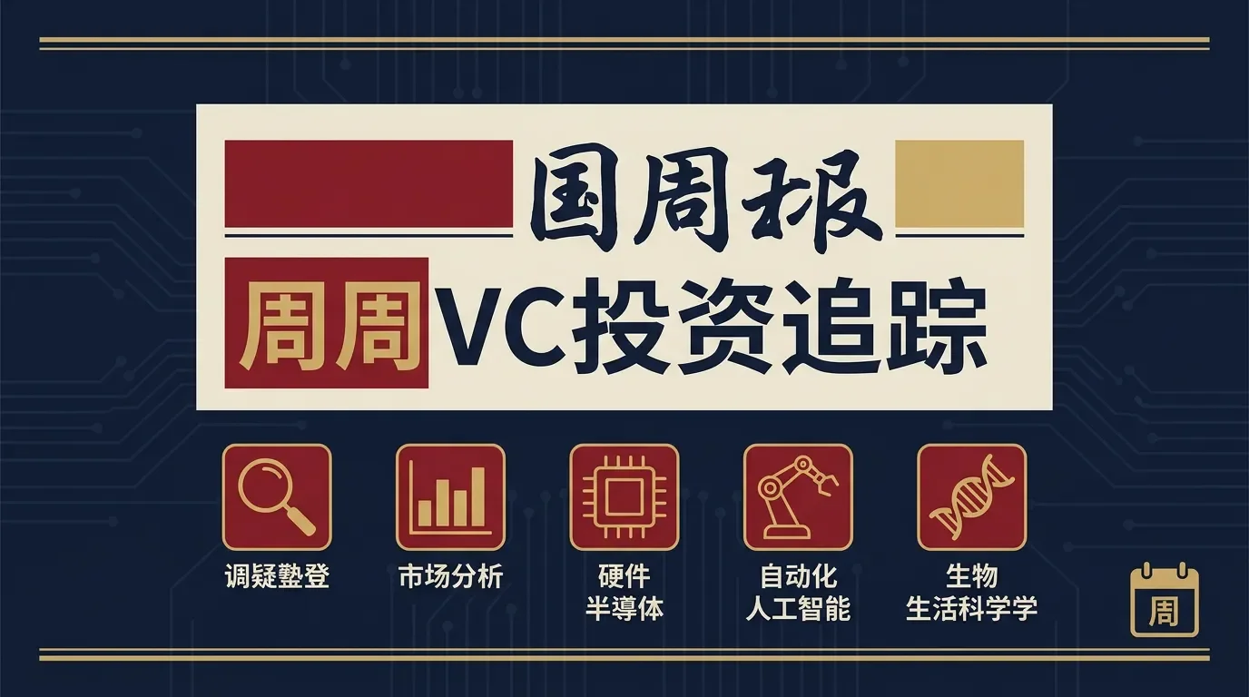 顶级VC投资周报 Vol.1|红杉高瓴联手追投光互连,具身智能进入「超级融资周期」