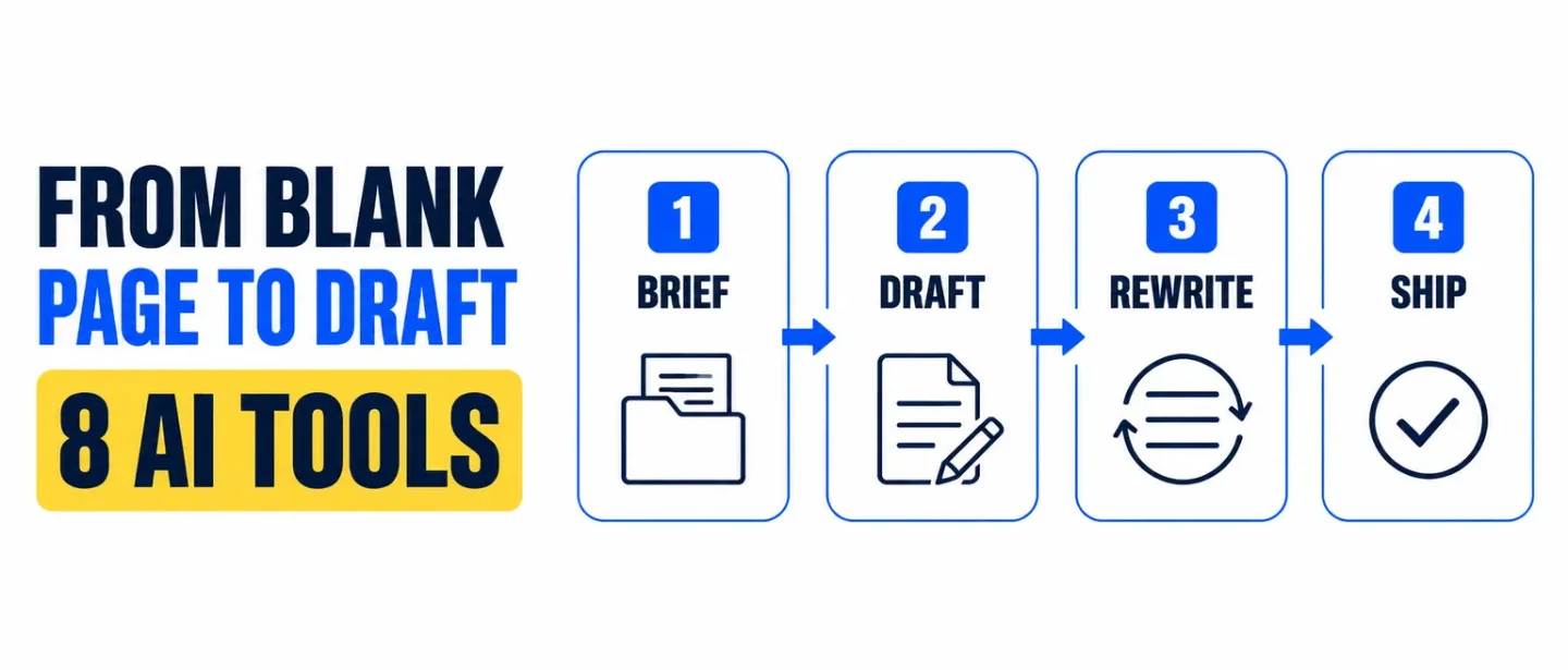 The AI writing stack: 8 tools from blank page to publish-ready draft