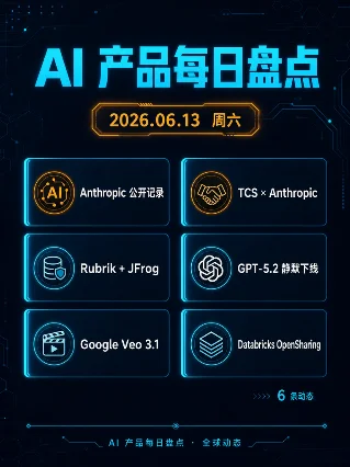 AI 产品每日盘点｜2026.06.13