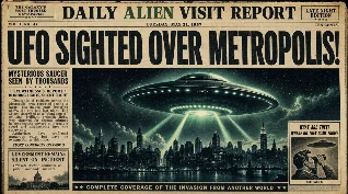外星人来访日报 创刊号 · 五角大楼开箱 162 份秘密档案，地球忙碌了一整年