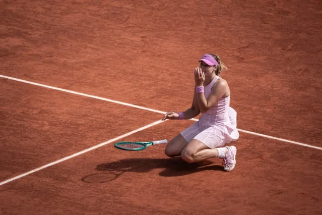 Mirra Andreeva during the Roland Garros 2026 women's final