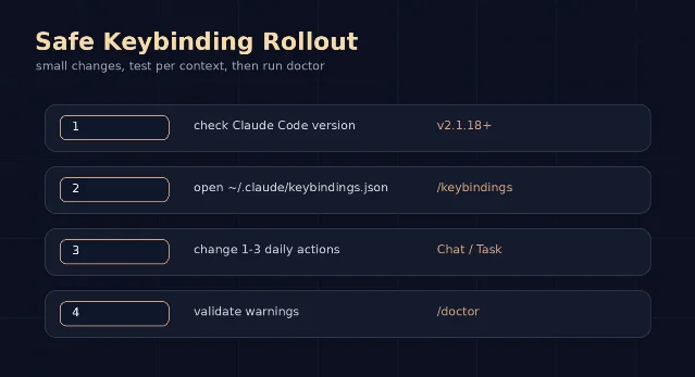 Keybindings 安全上线清单