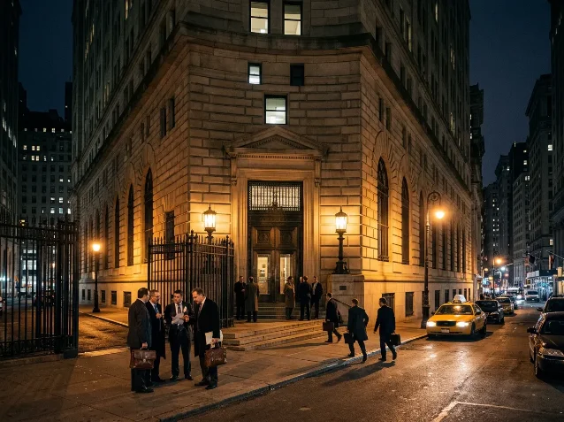 The Federal Reserve Bank of New York on Maiden Lane — site of the emergency negotiations that resulted in AIG's September 2008 rescue