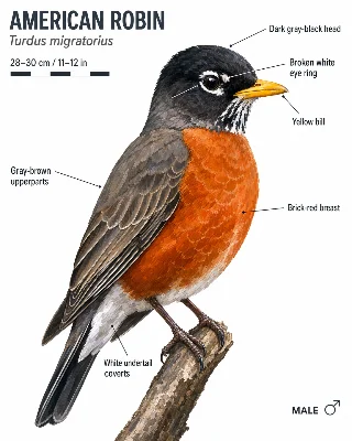 🐦 American Robin — Species ID Dossier