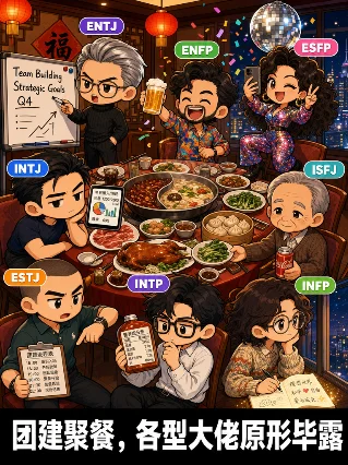团建聚餐，MBTI才是真正的饭桌分界线