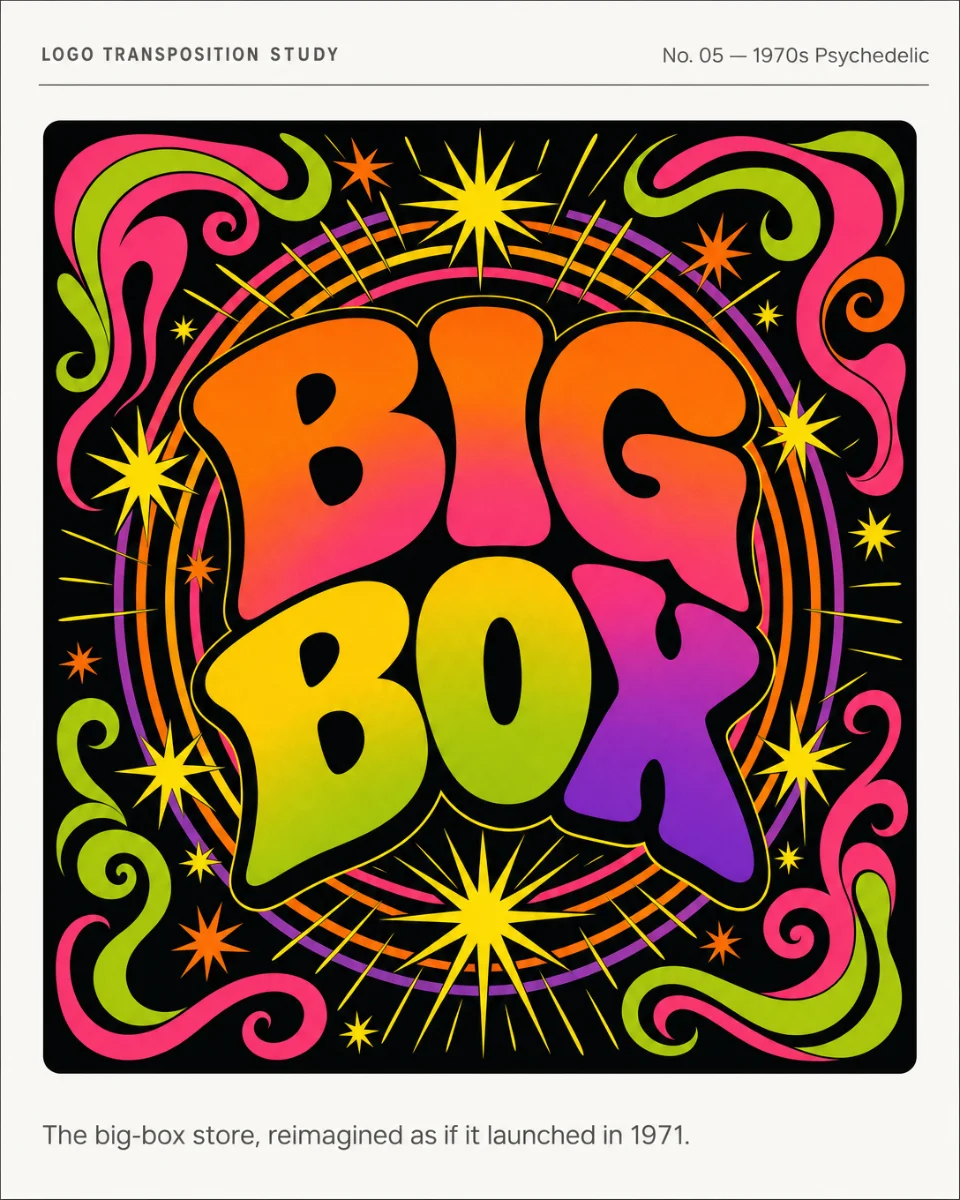 The Big-Box Store That Never Was — 1970s Psychedelic Edition