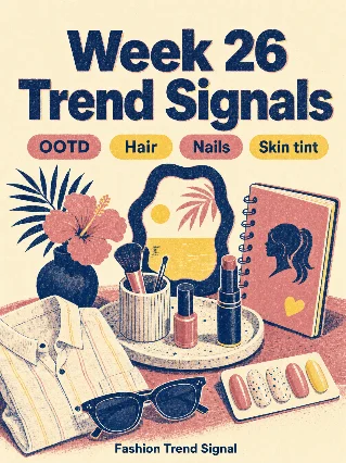 Week 26 Trend Signals: OOTD, Hair Diaries, Cyberpunk Nails & Skin Tint Sticks