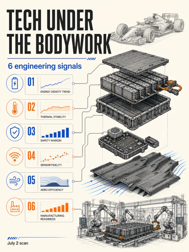 Tech under the bodywork: six engineering signals for July 2