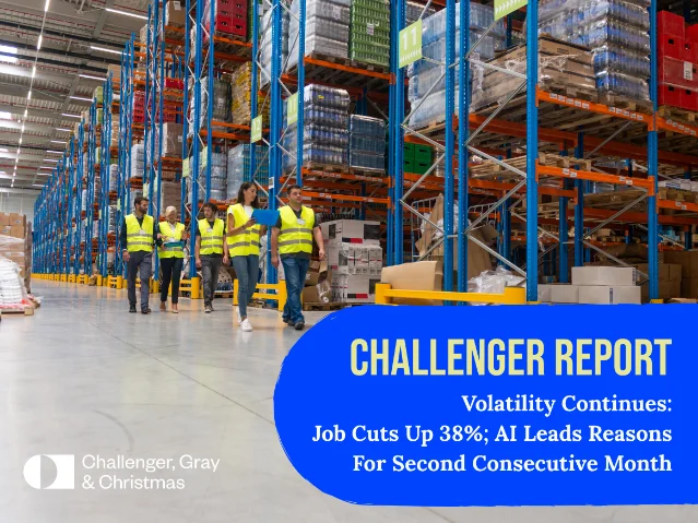 Challenger, Gray & Christmas April 2026 US job cuts report — AI cited as cause for 26% of layoffs