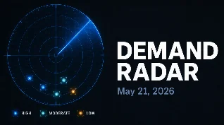 5 demand signals from X — ranked by buildability (May 21)