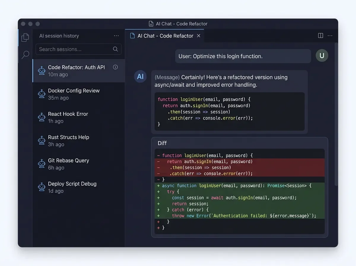 Codex History Viewer: a searchable browser for your AI coding sessions