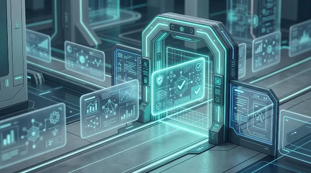 Abstract compliance gate for approved AI models
