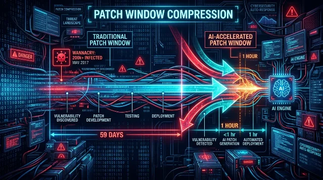 AI 加速 N-day 漏洞利用:补丁窗口期从数周压缩至数小时
