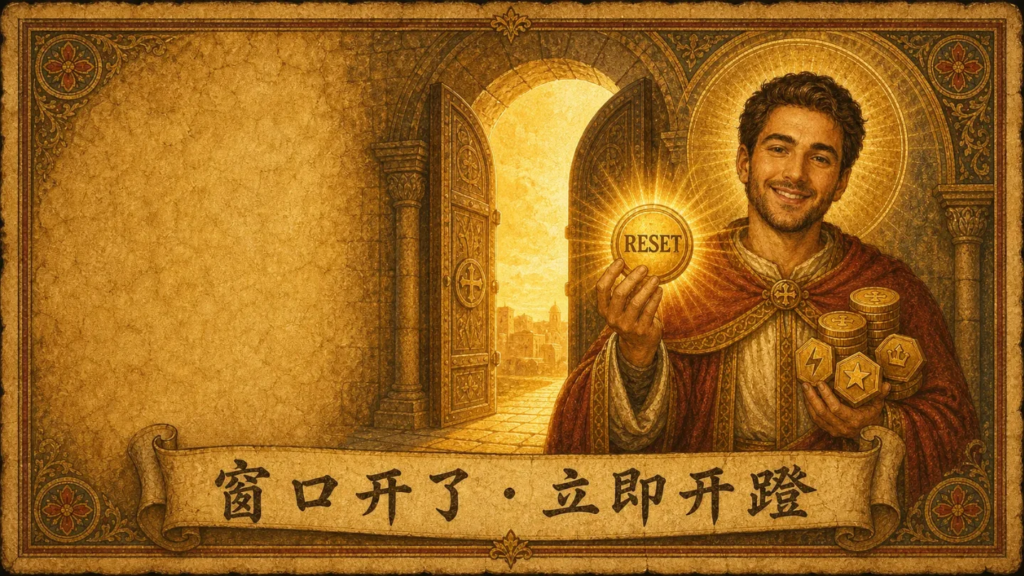开窗!Tibo 已重置 Codex 与 ChatGPT Work,周末马上开蹬!