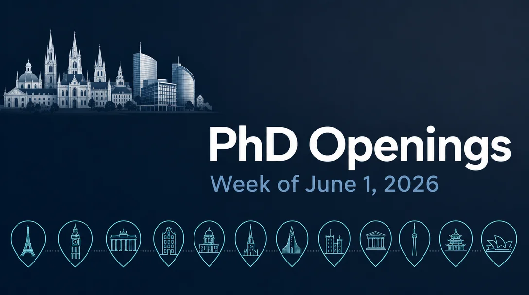 CS Top-Conference PhD Recruitment Roundup — Week of June 1, 2026
